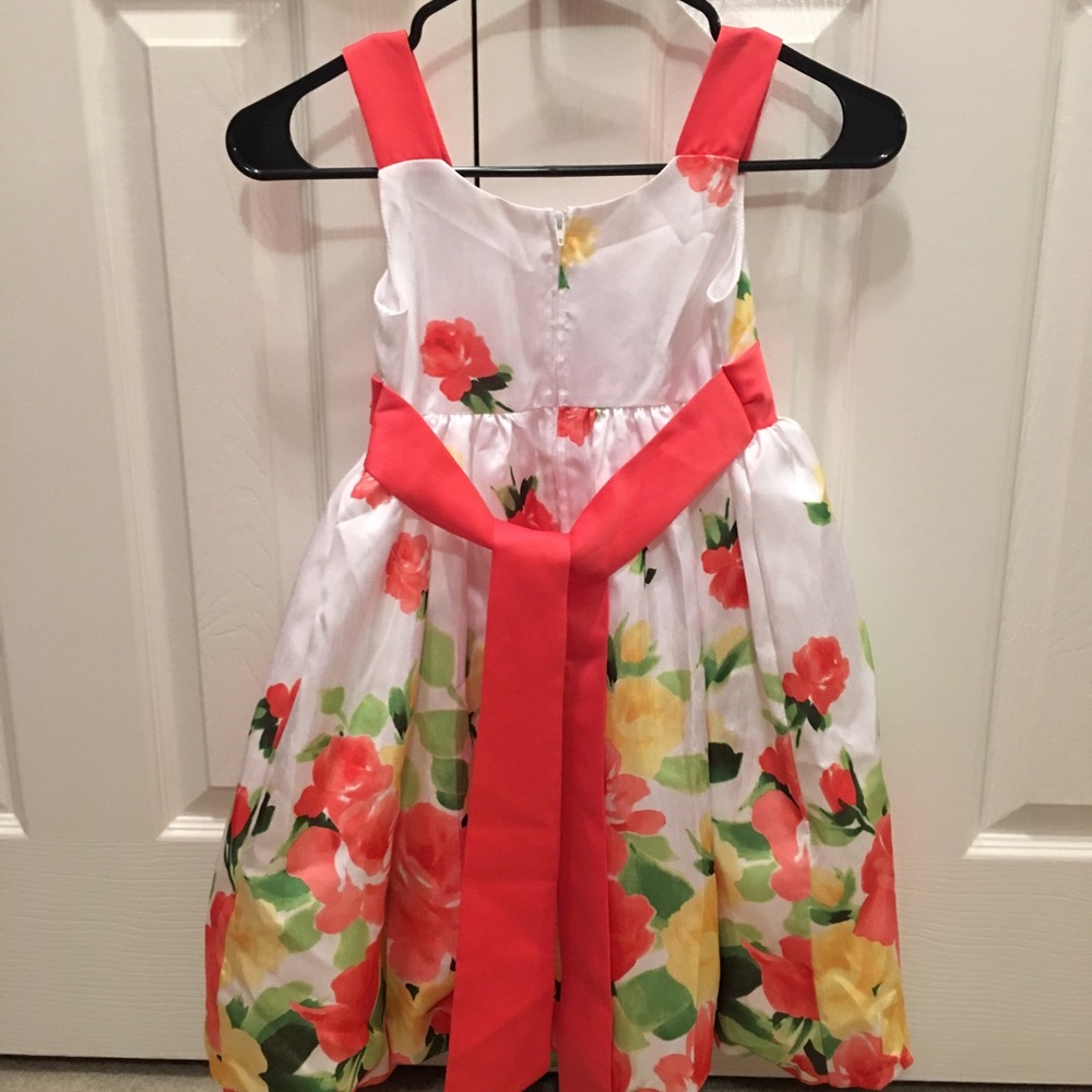 Girls satin bubble skirt dress